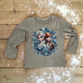 2/3 frozen Elsa and Anna t shirt