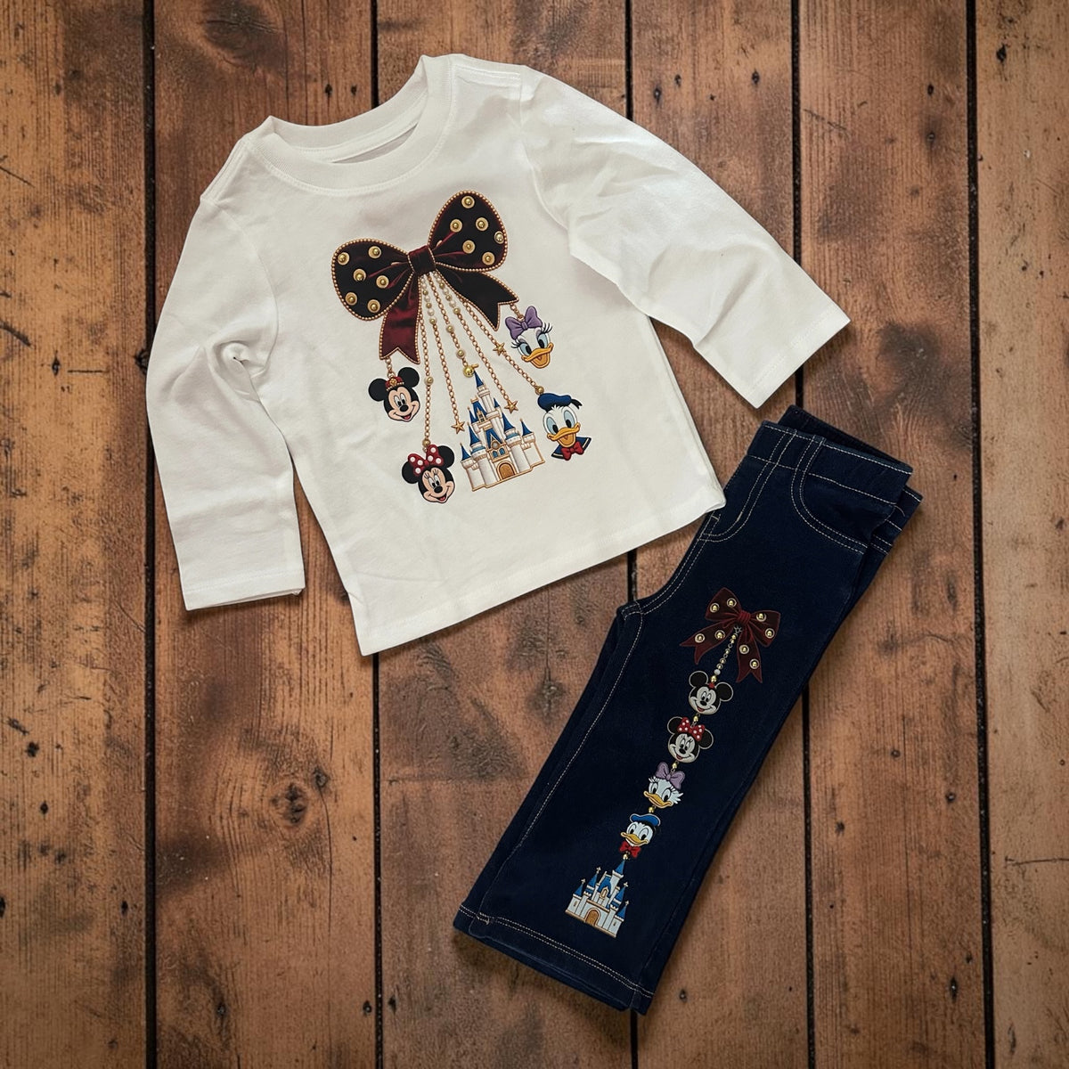 18m Mickey and friends jegging set