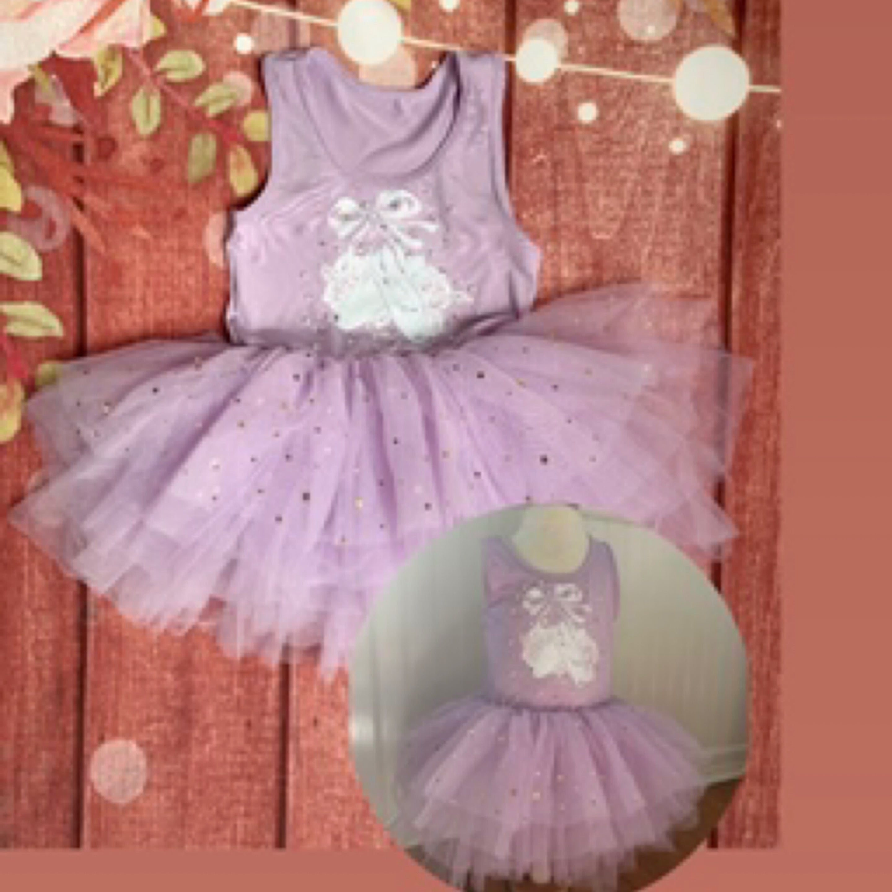 Lavender tutu leotard
