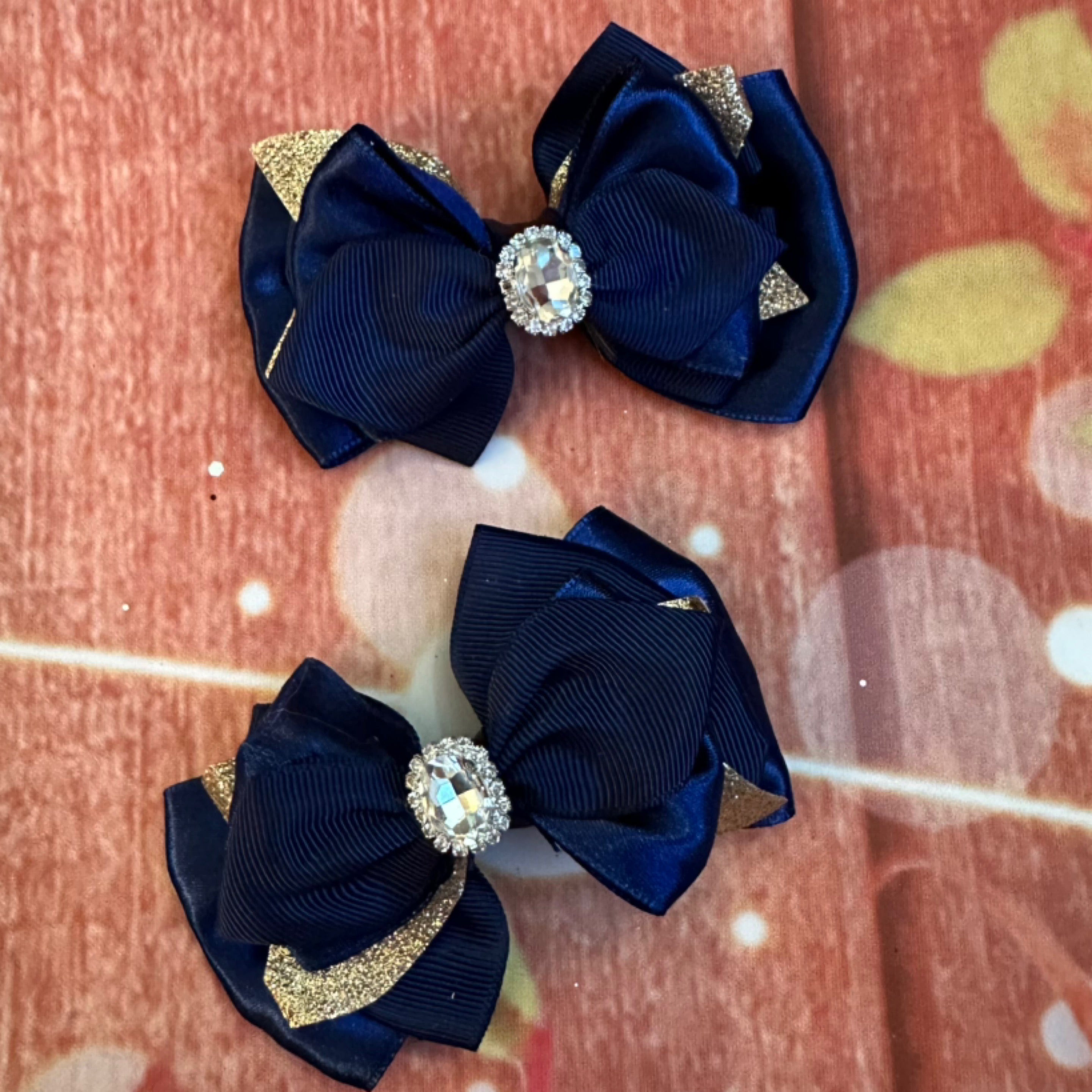 Navy pigtail set