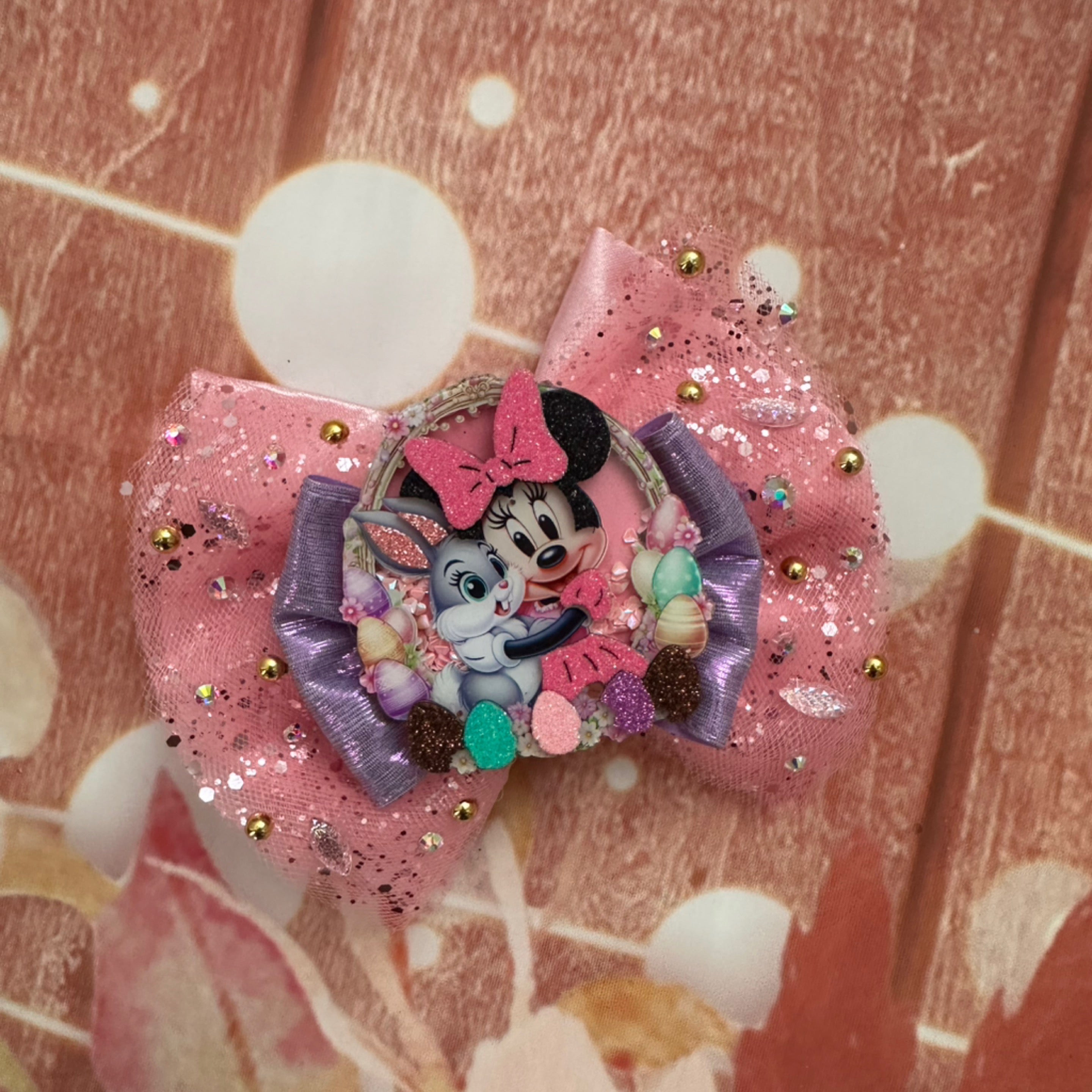 5 inch Easter Minnie bow