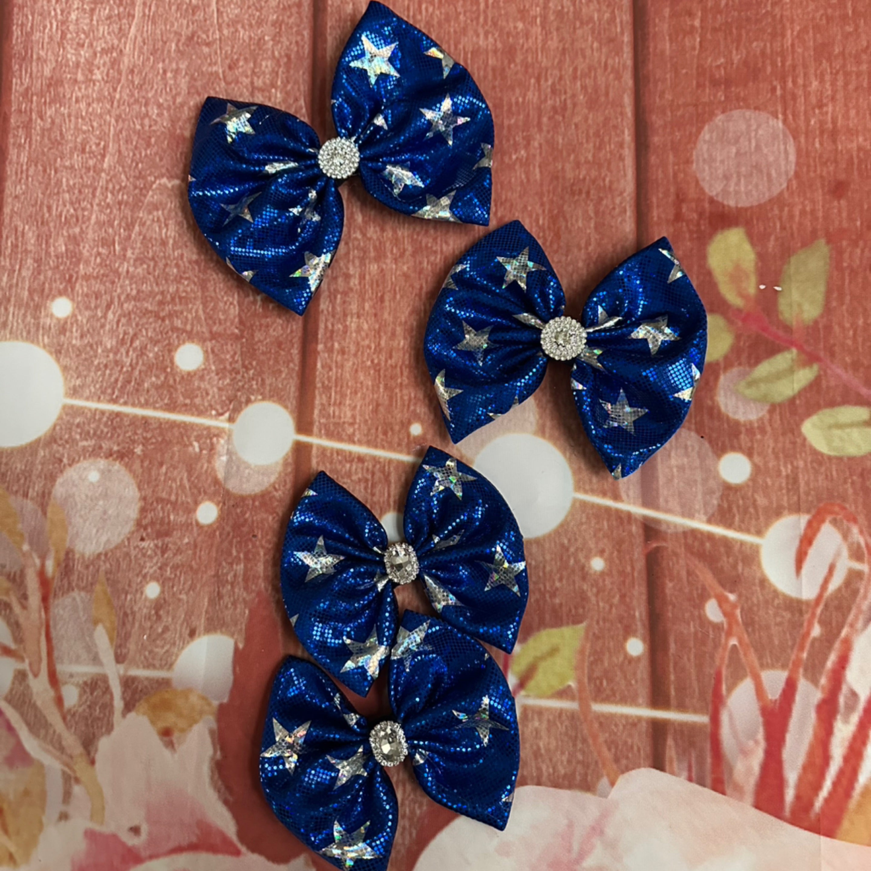 American star hair bow