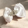 Single satin piggy bow