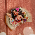 Moana piggy size bow