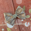 Liquid satin 6 inch hair bow