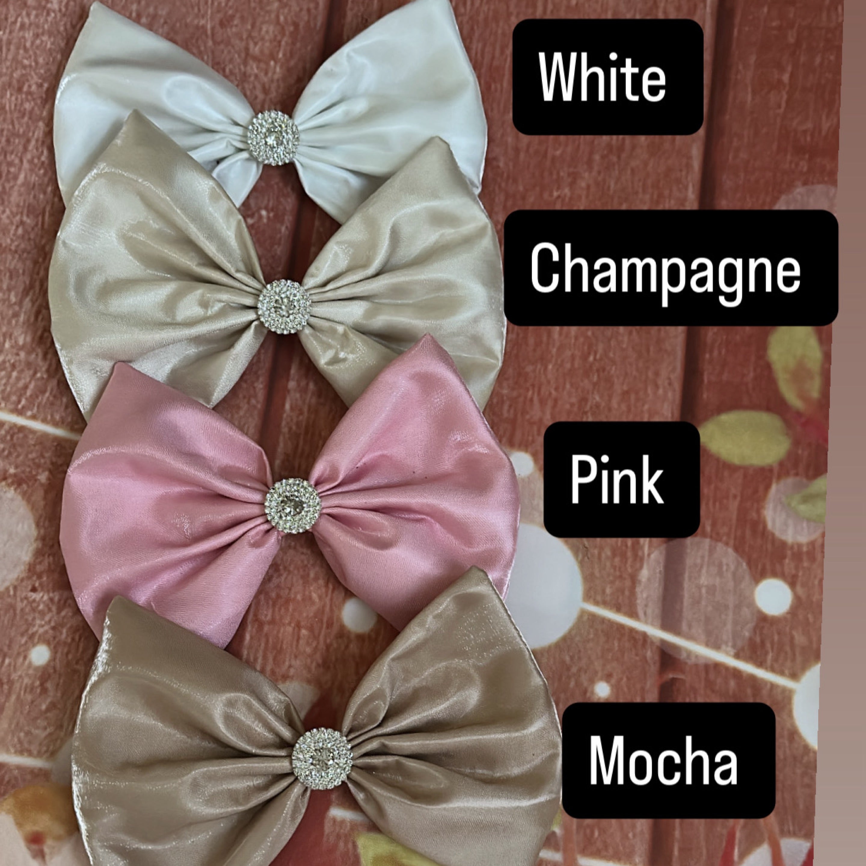 7 inch LIQUID satin hair clip
