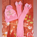 1-3y hat and leg warmer set