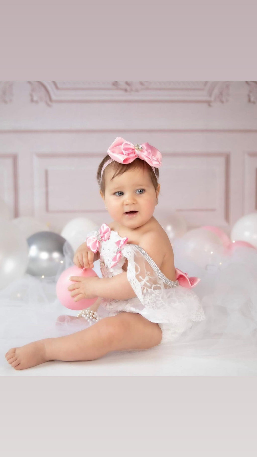 Dusty pink romper set
