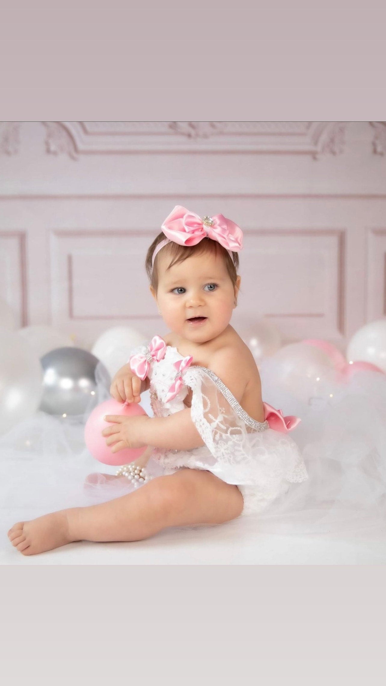 Dusty pink romper set