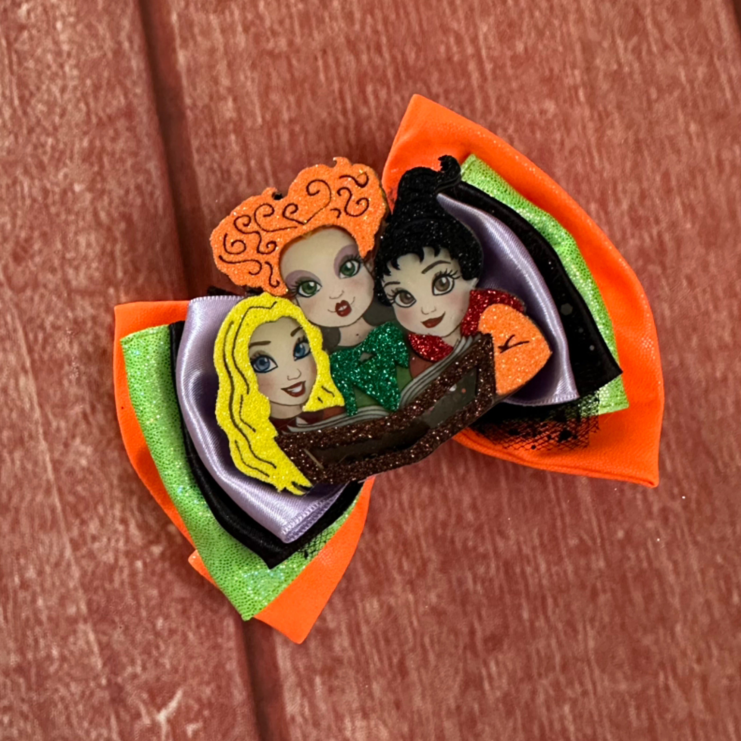Hocus pocus hair bow