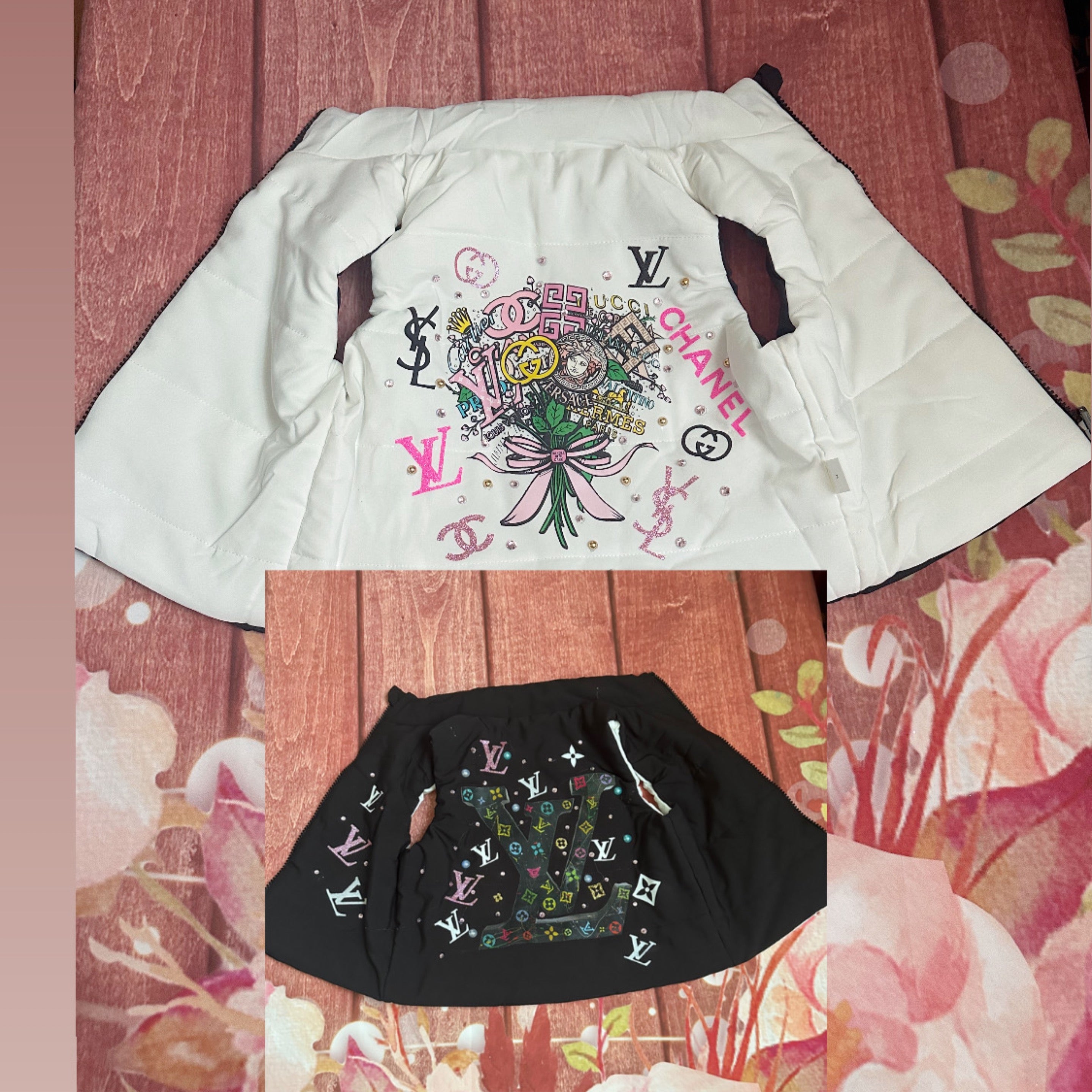 18/24 reversible puffer vest