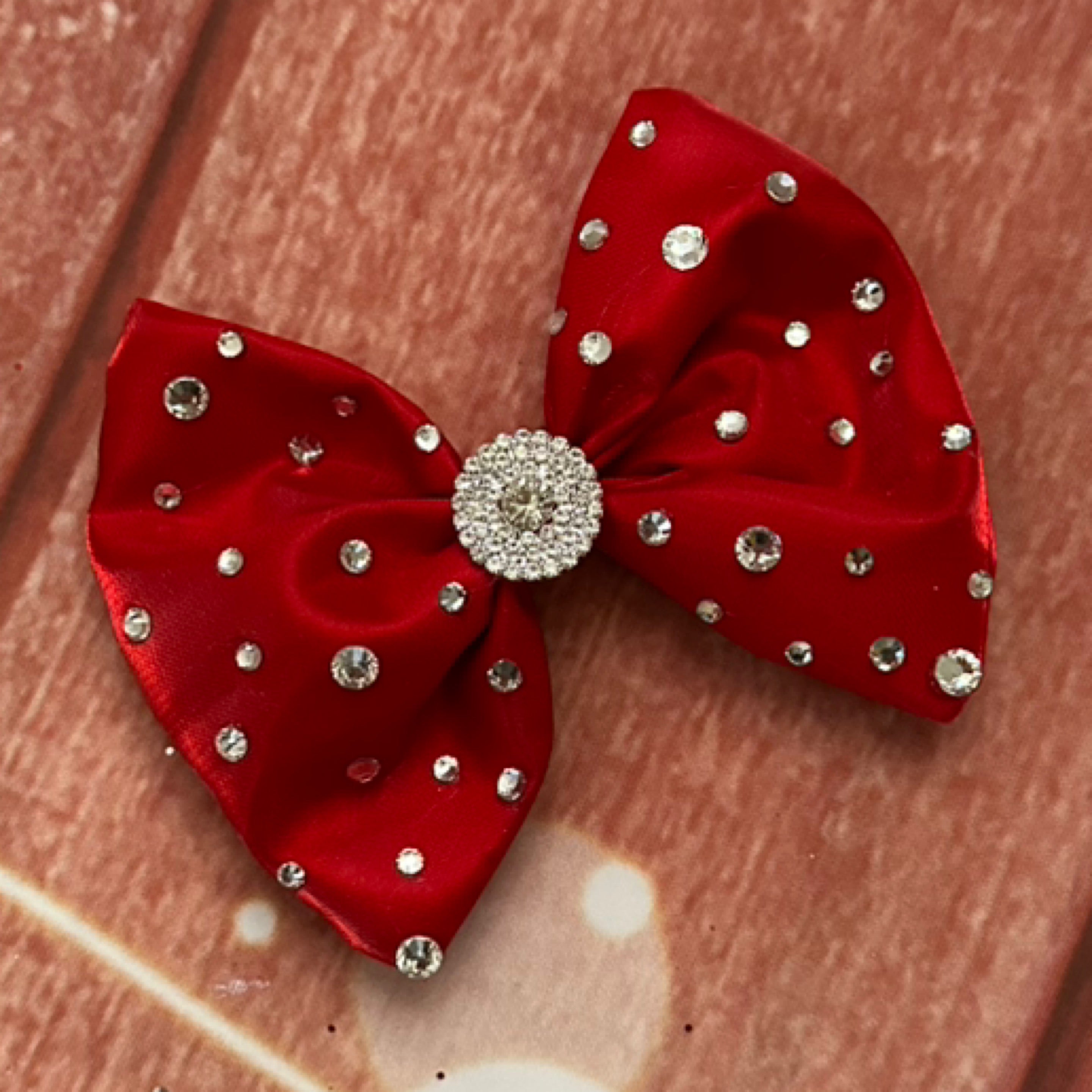 4 inch liquid satin hair clip