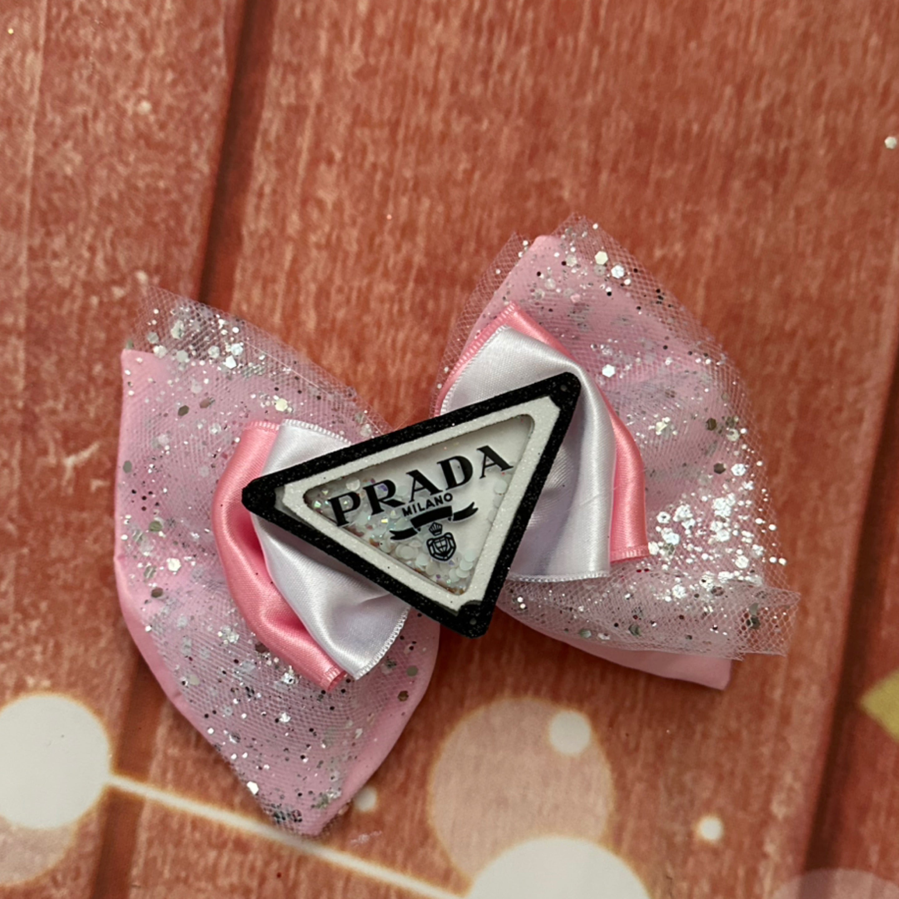 Prada 6 inch hair clip