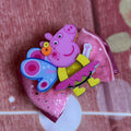 Peppa pig piggy size bow