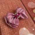 Pink shimmer piggy clip
