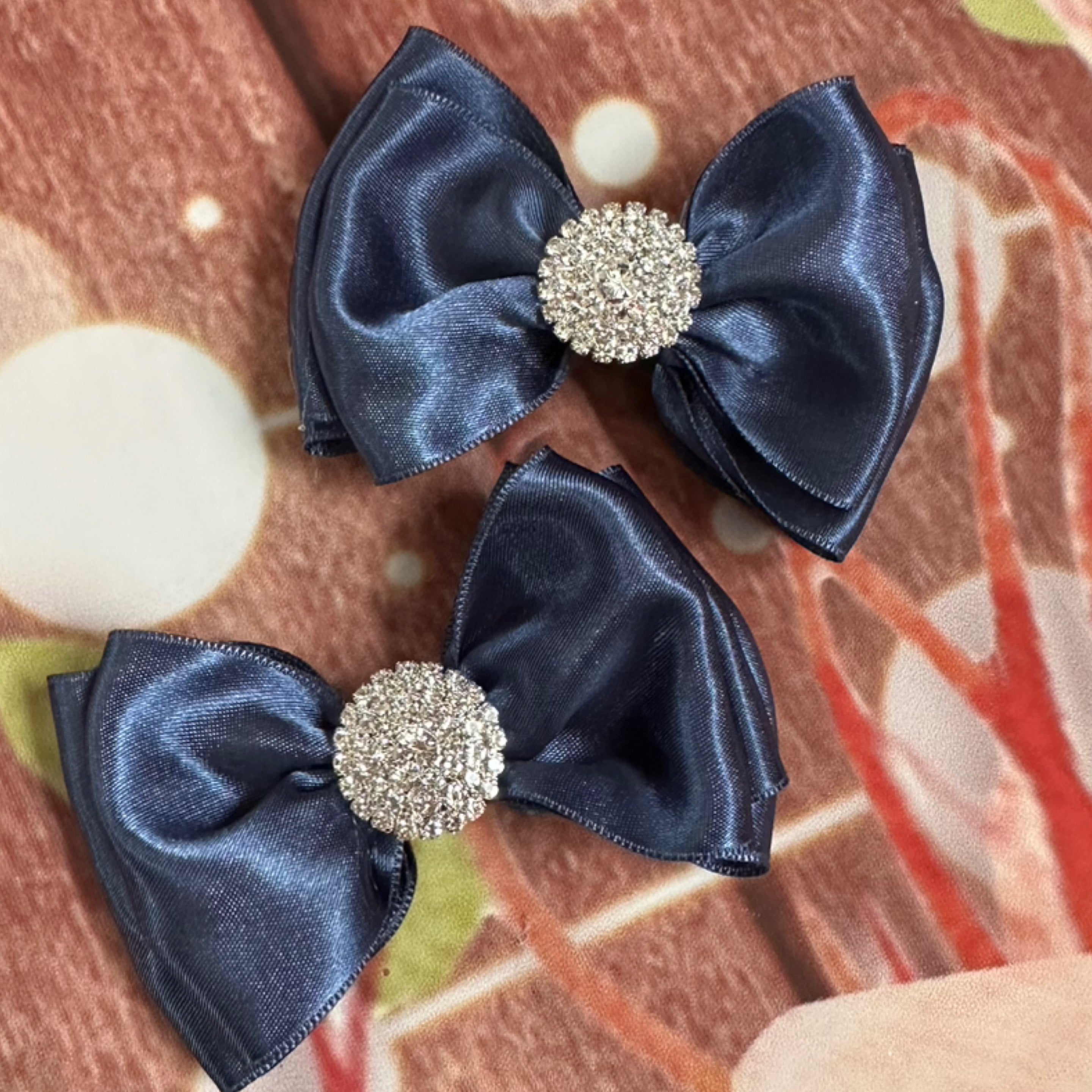 Double piggy size clips