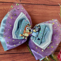 Bluey and bingo hair bow