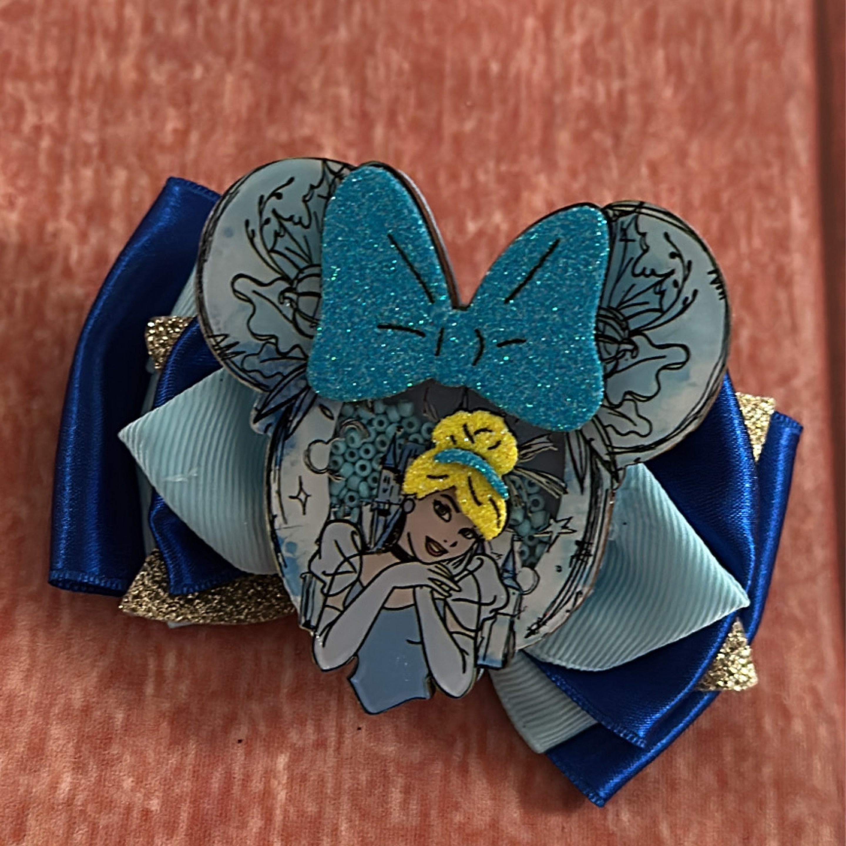 Piggy size Cinderella bow