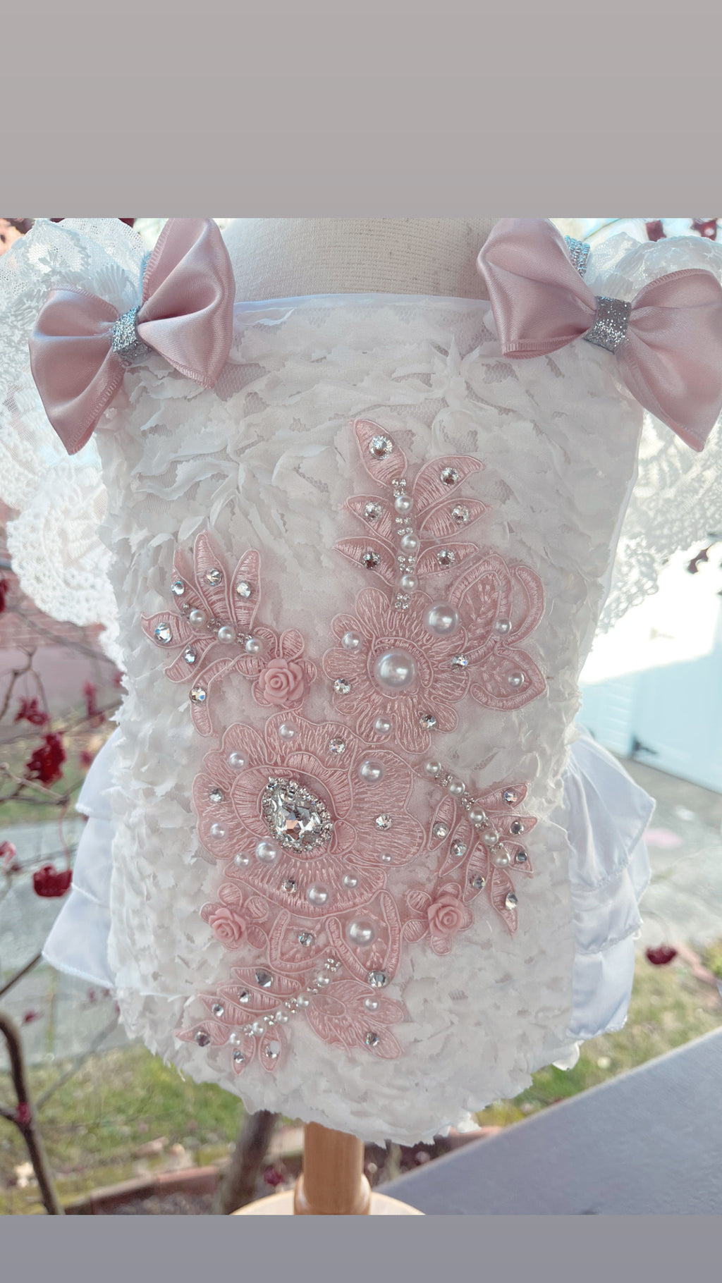 Dusty pink romper set