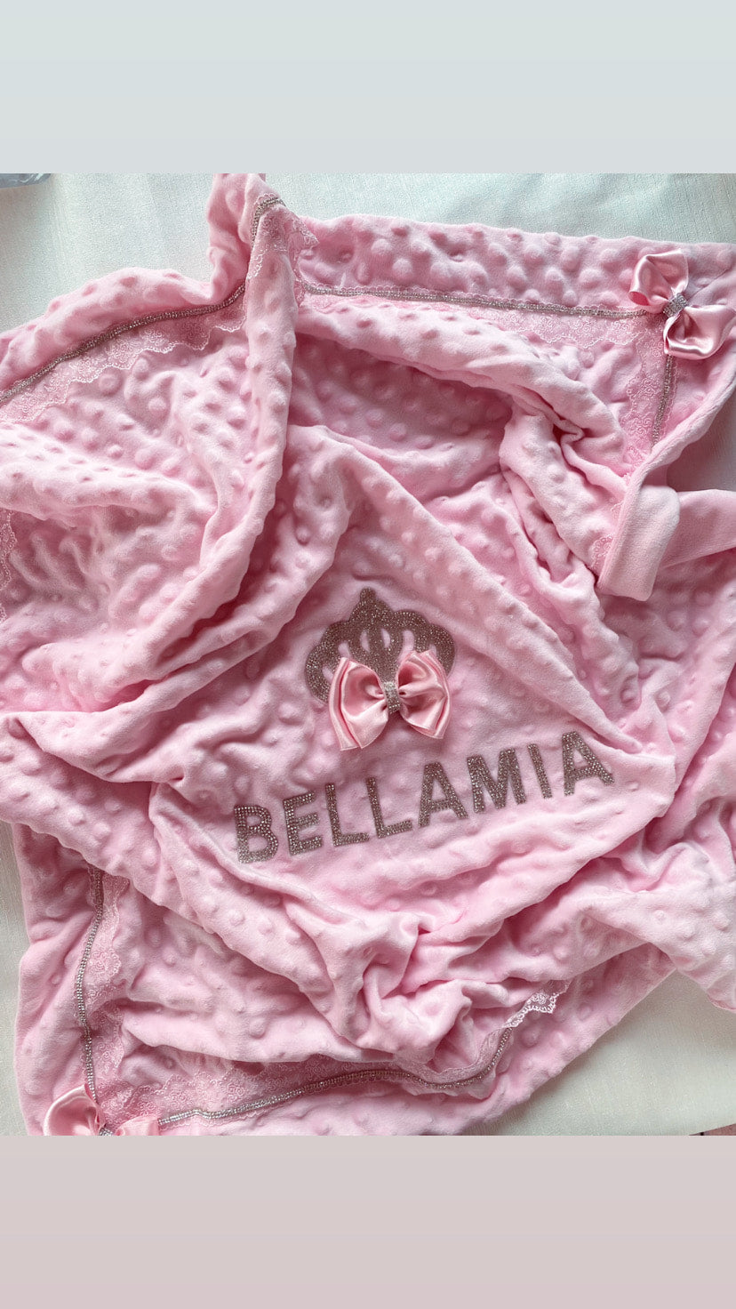Princess blanket with custom name