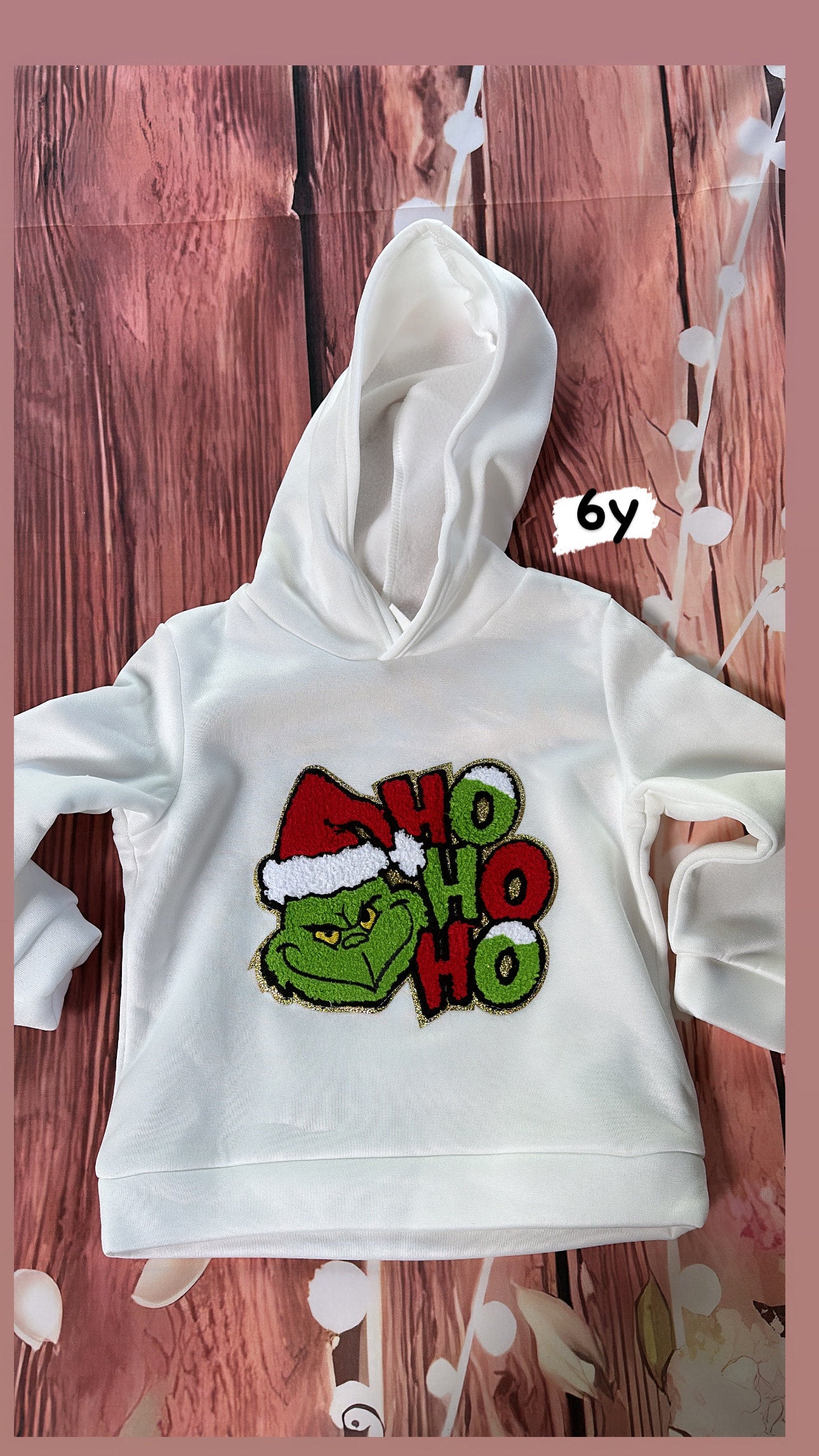 6y grinch hoodie