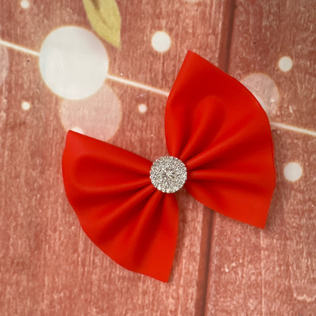 5 inch red pool bow