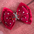 Holiday hair bow