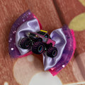 Monster jam truck piggy bow