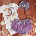 9/12 baby bloomer set