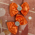 Orange piggy satin set