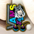 Velcro Minnie Mouse center