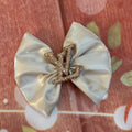 Liquid satin 6 inch LV bow