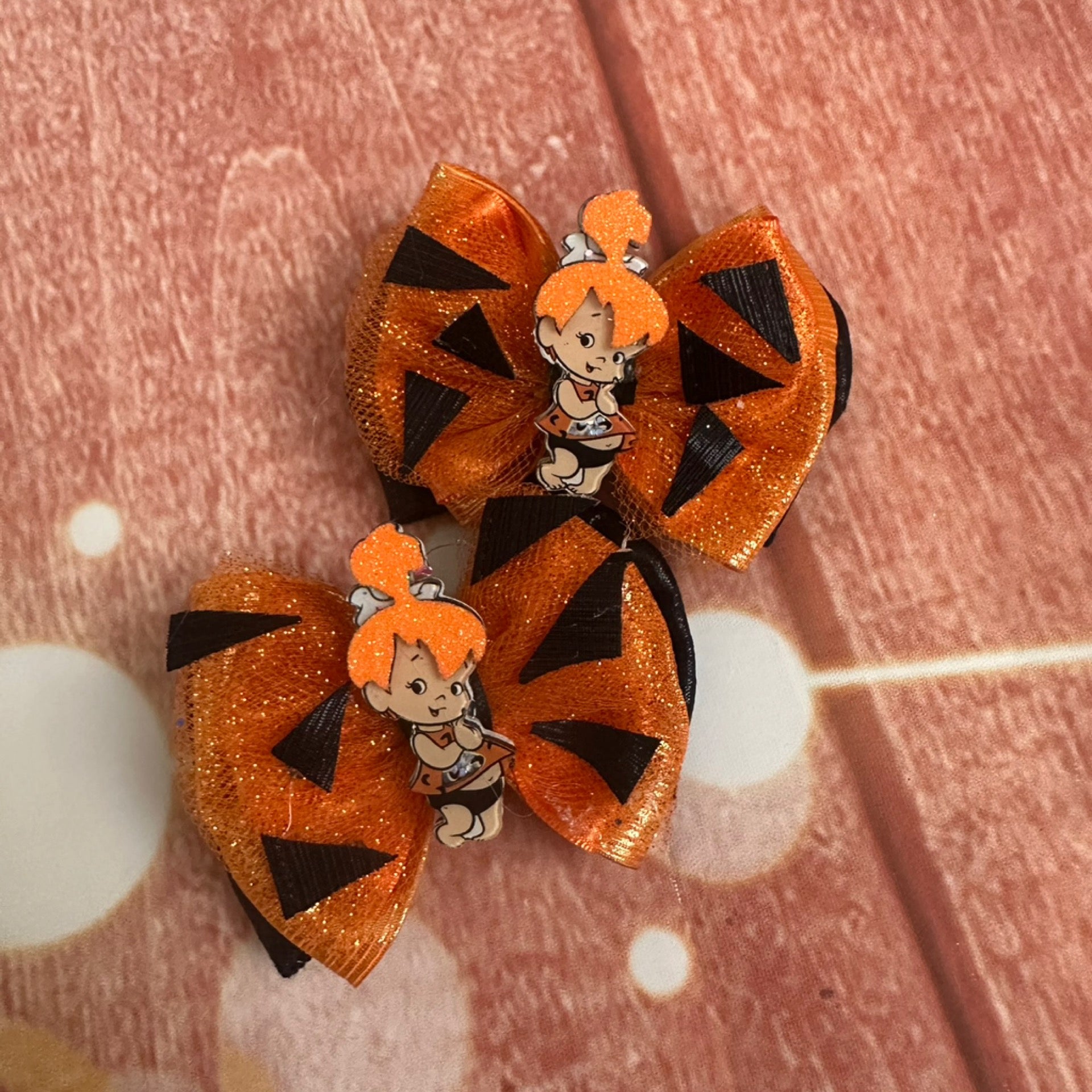 Flintstones pebbles pigtail set