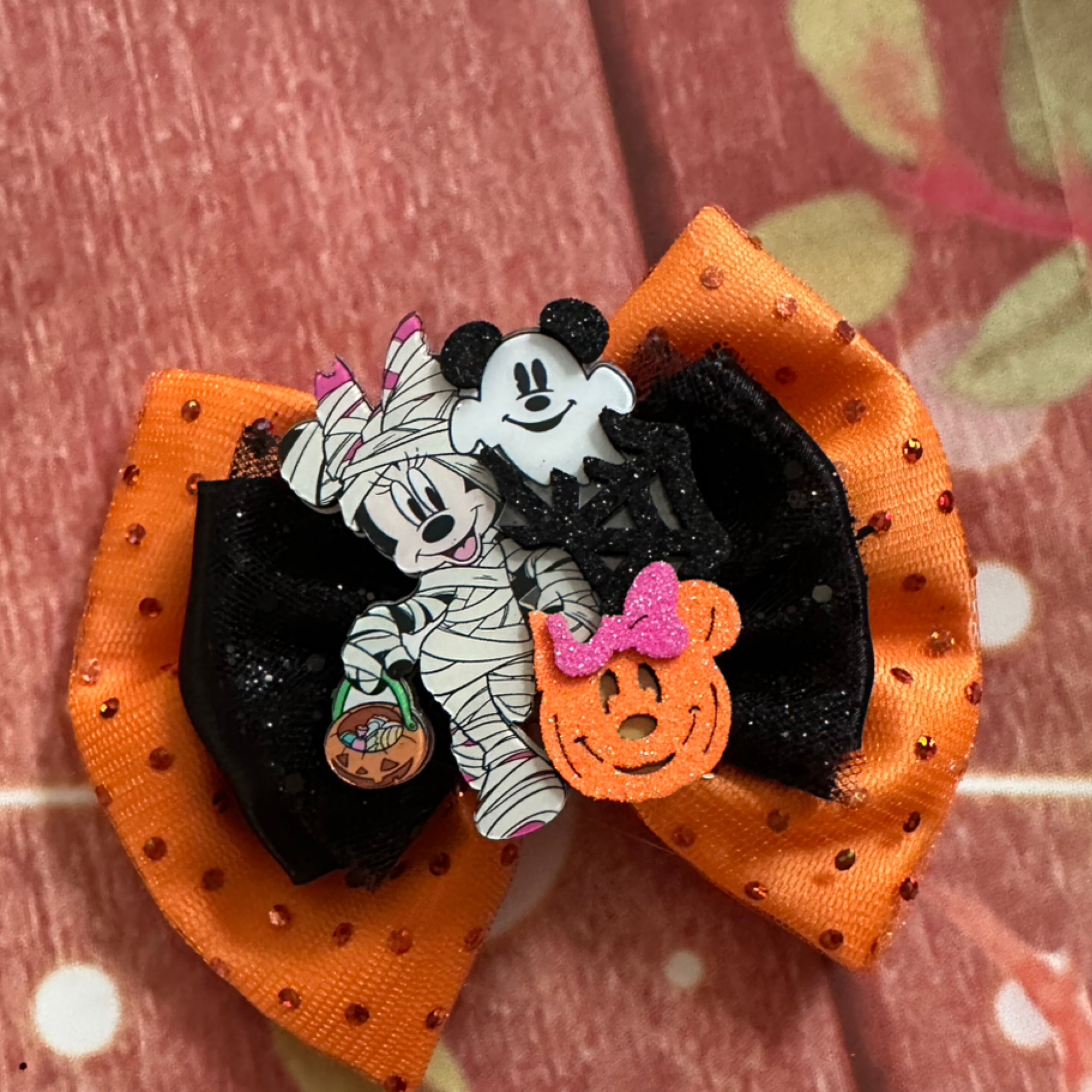 Disney Halloween hair bow