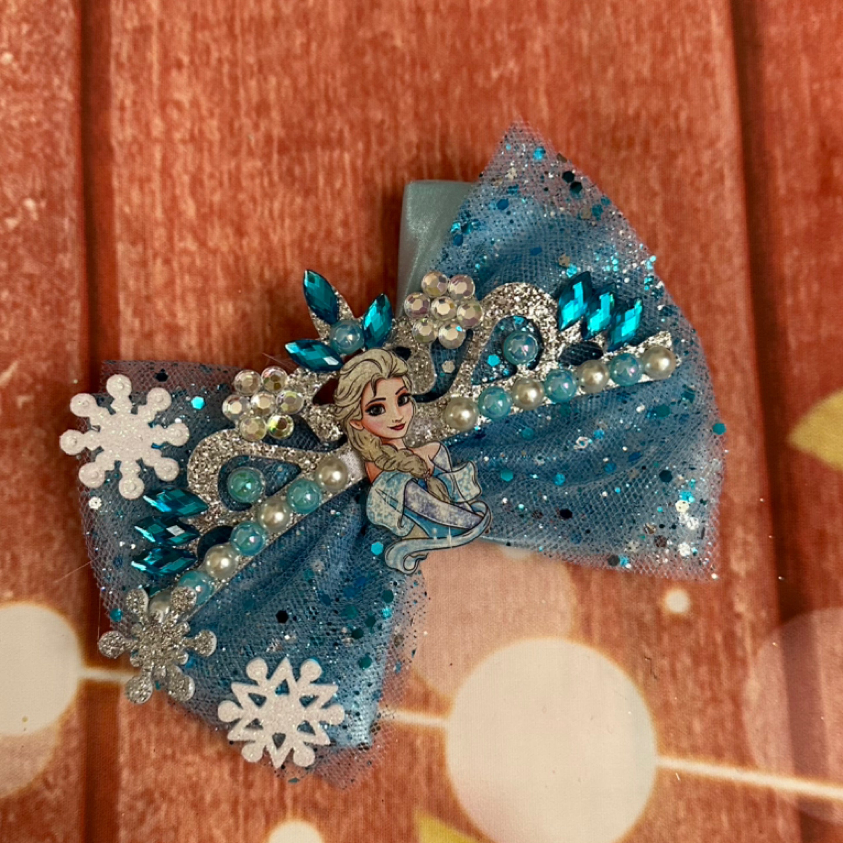 6 inch Elsa frozen hair Clip