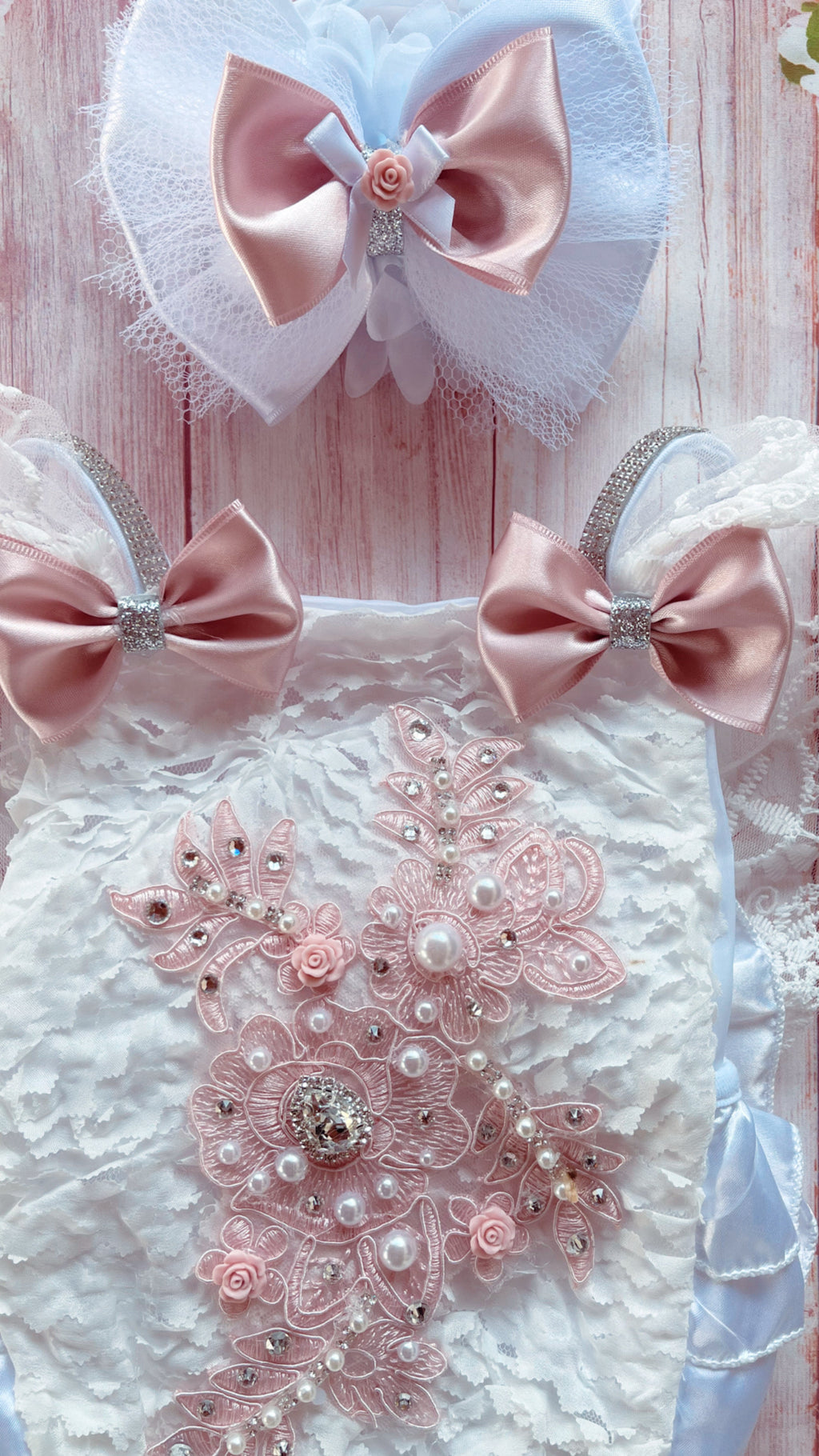 Dusty pink romper set