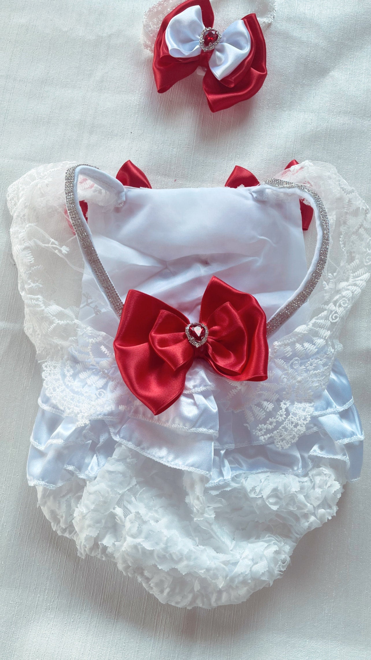 Red romper