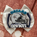 Cowboys hair bow