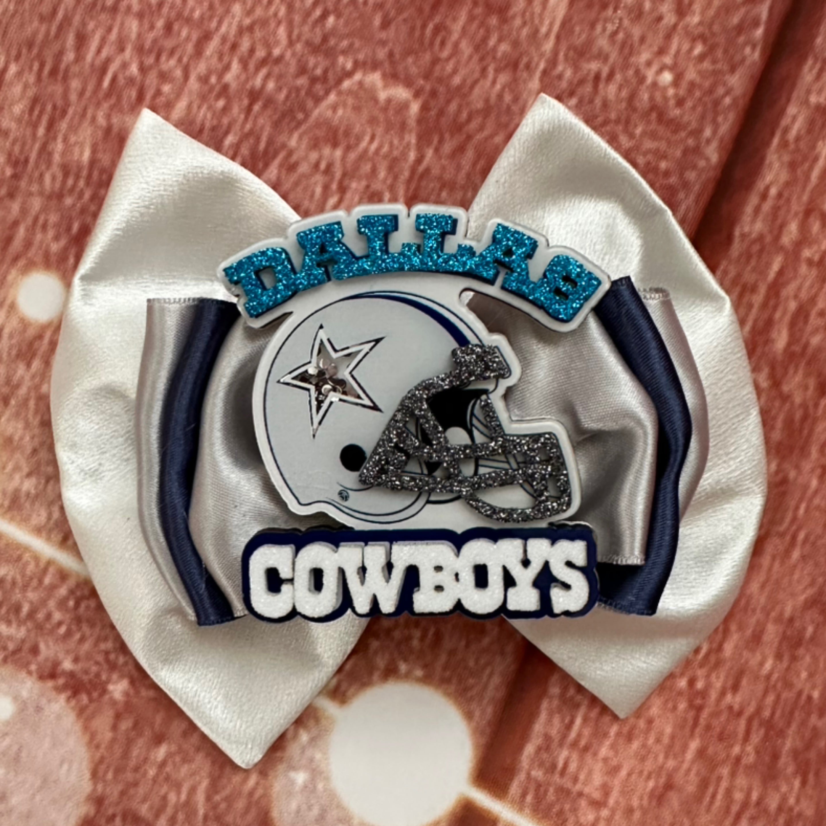 Cowboys hair bow