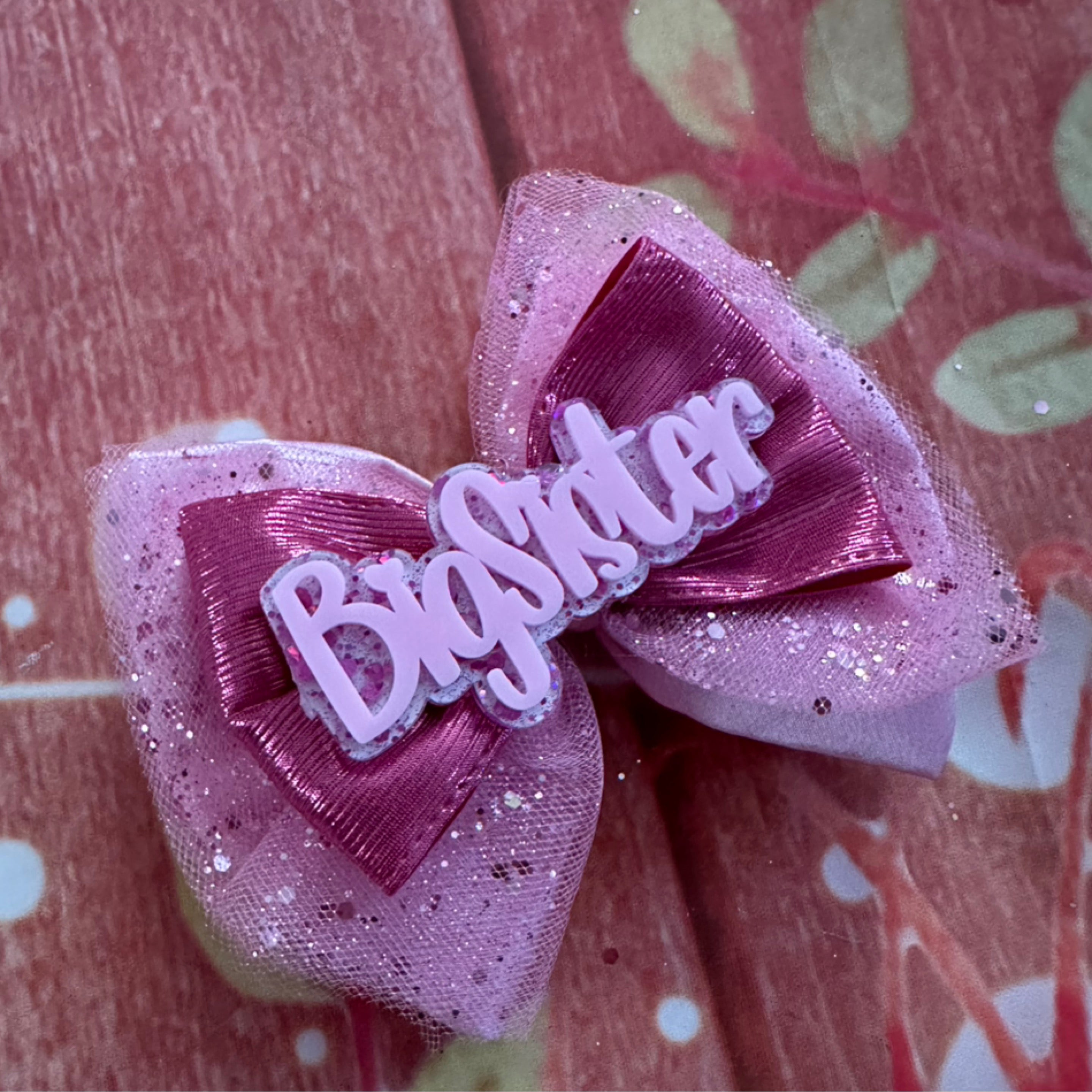 6 inch big sister hair Clip