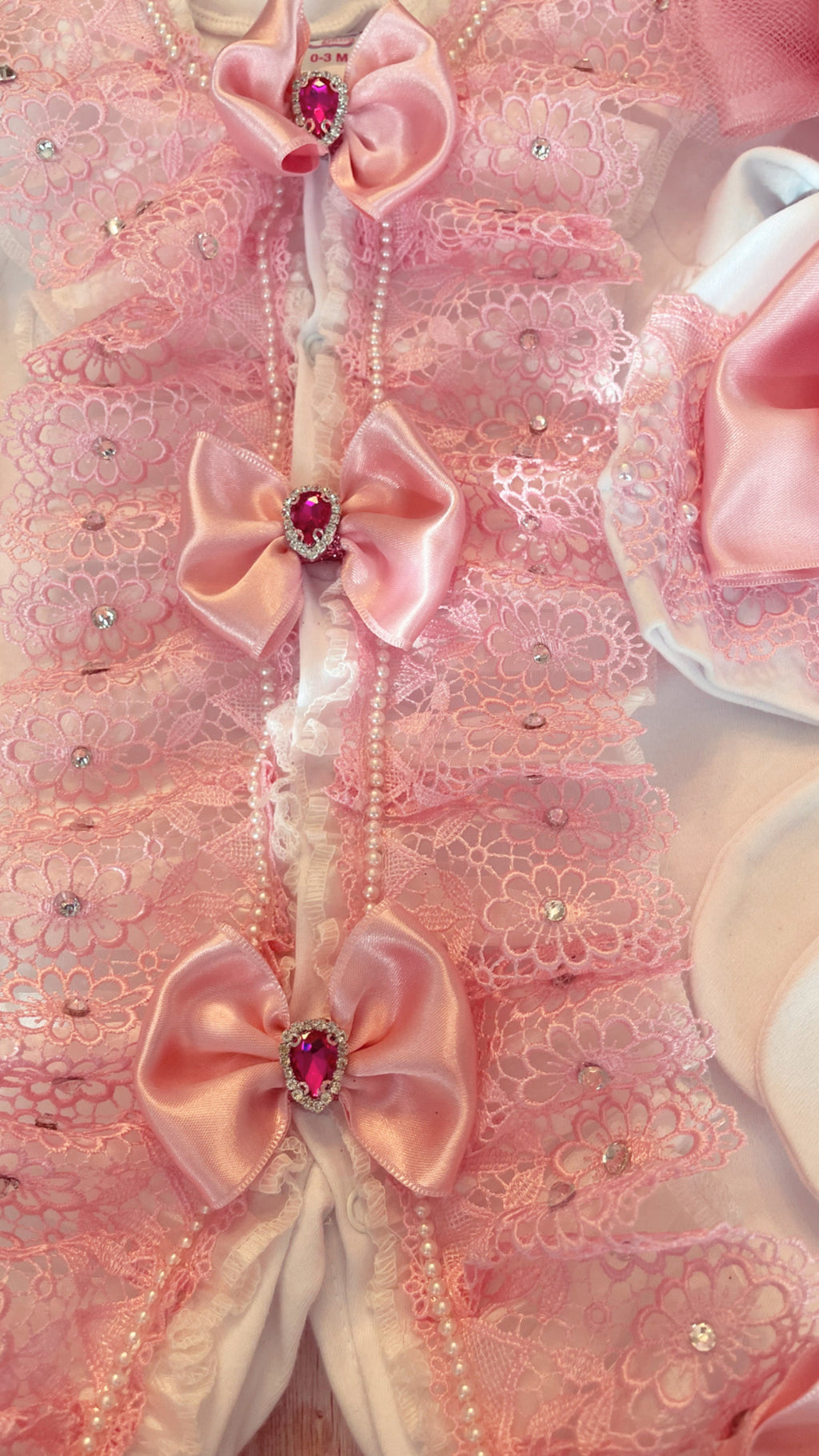 Pink princess romper