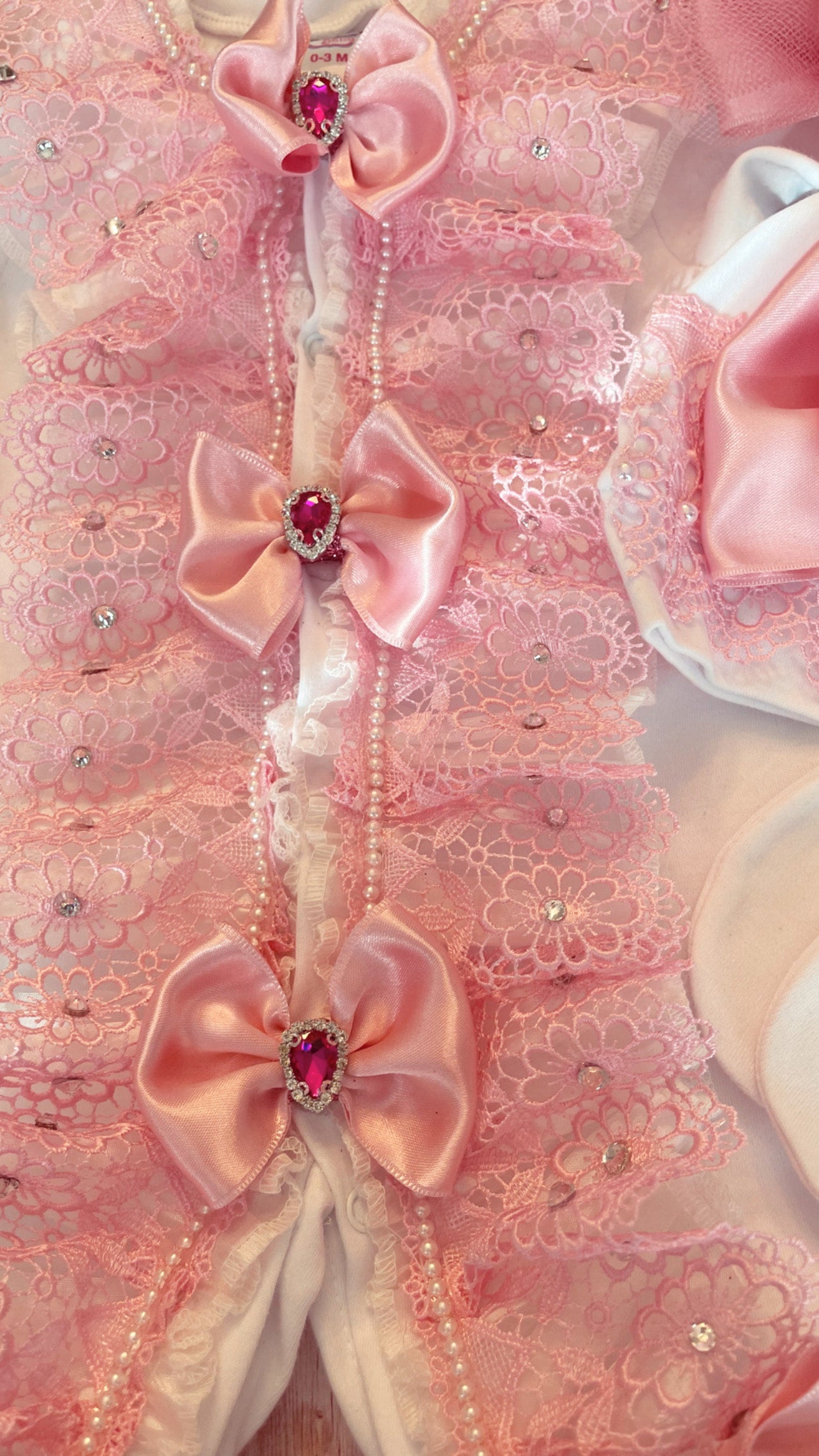 Pink princess romper