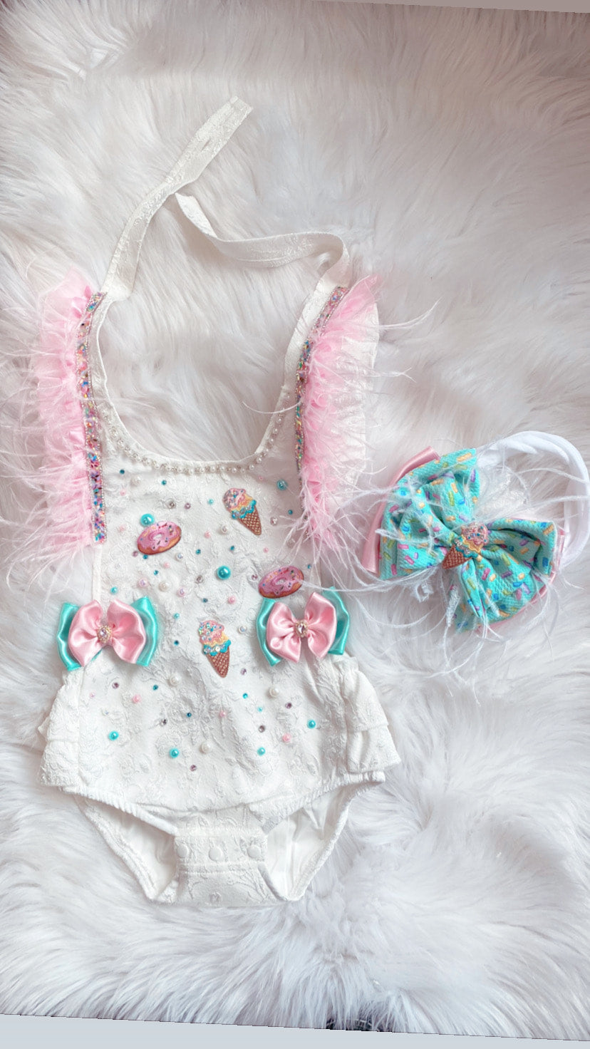 Sweet one birthday romper