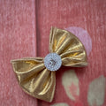 Mettalic gold piggy clip