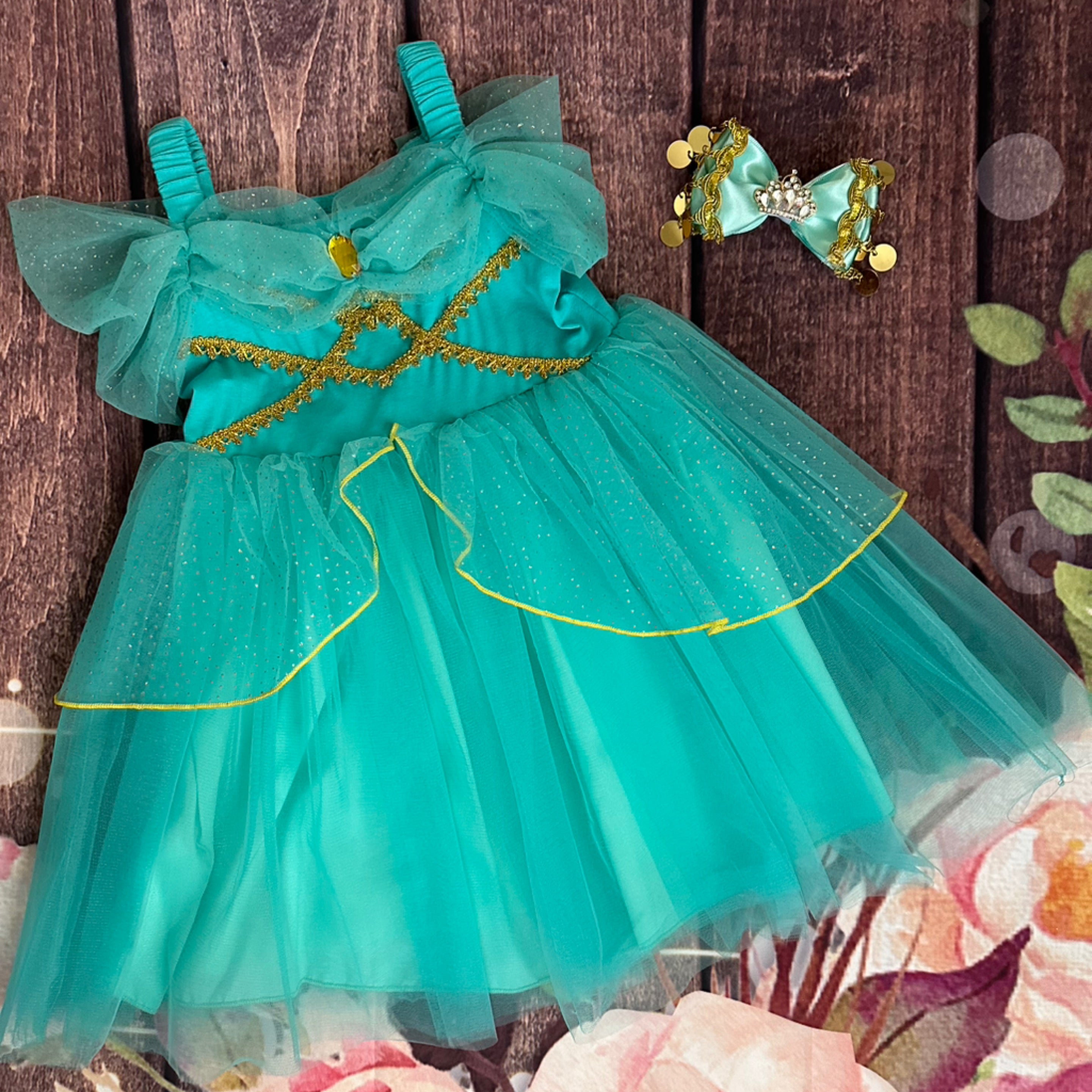 12/18 Princess Jasmine dress and bow ONSALE
