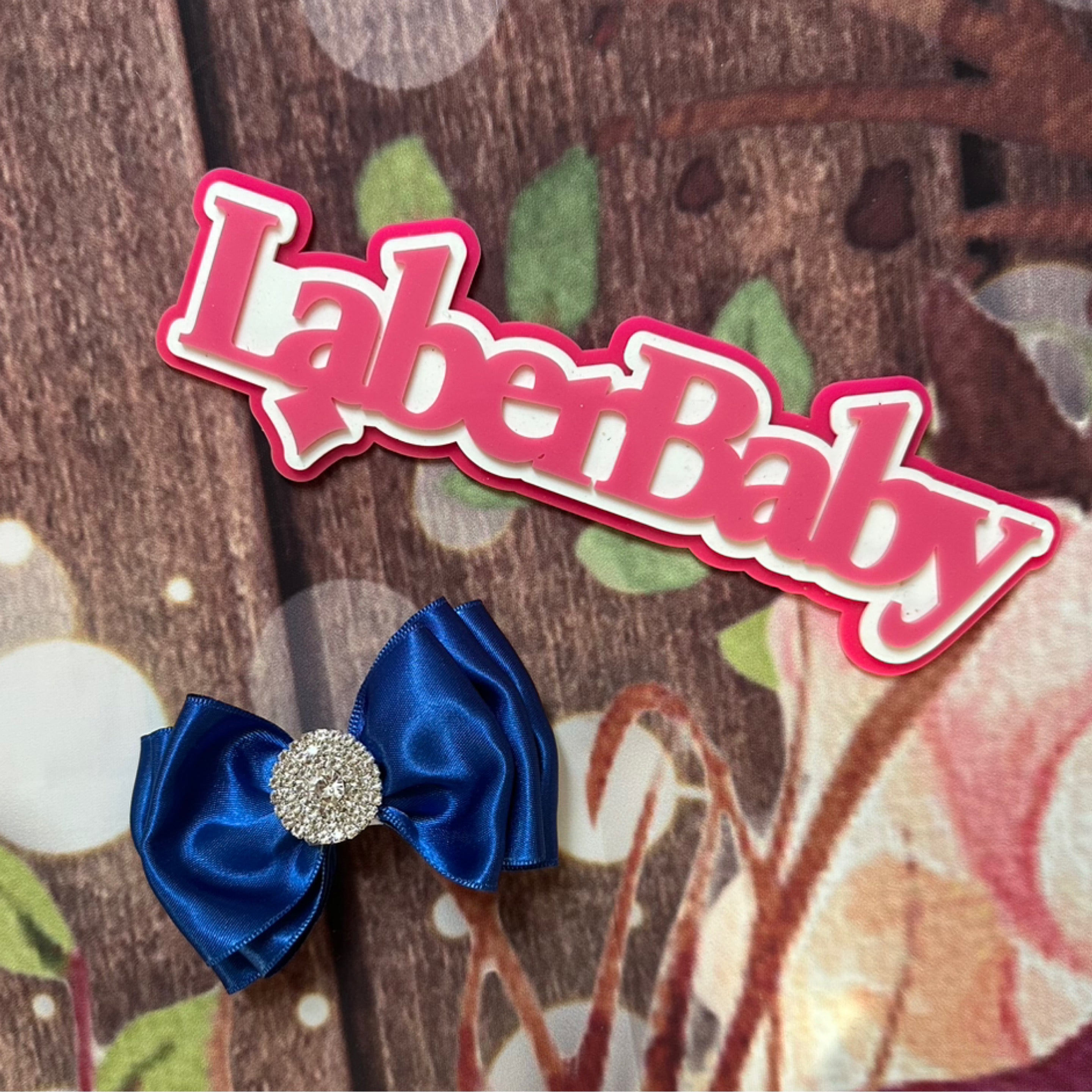Royal blue piggy clip