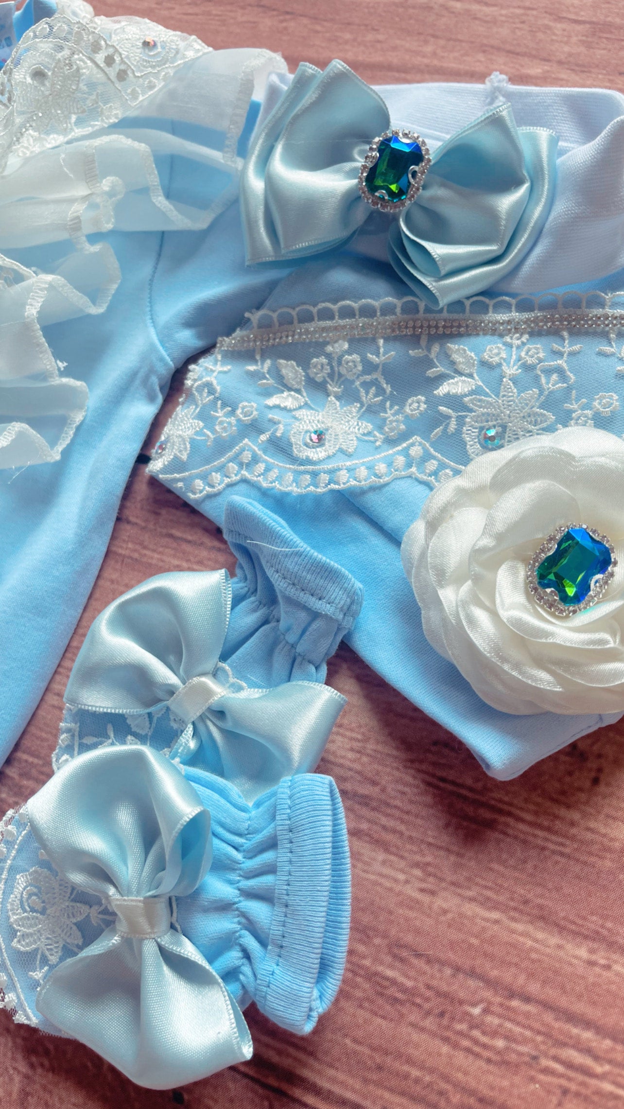 0/3 baby blue set