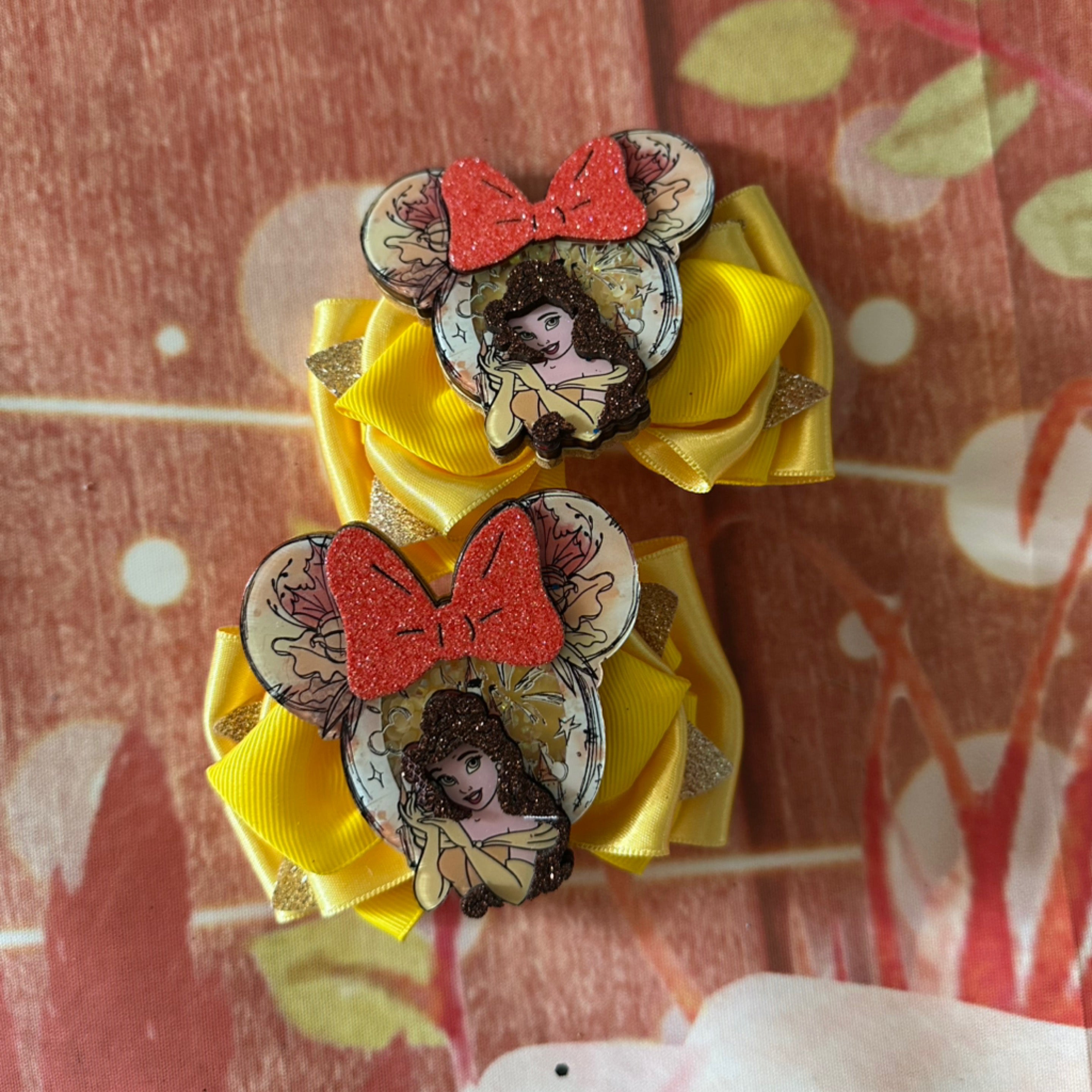 Xl piggy set Belle beauty and the beast