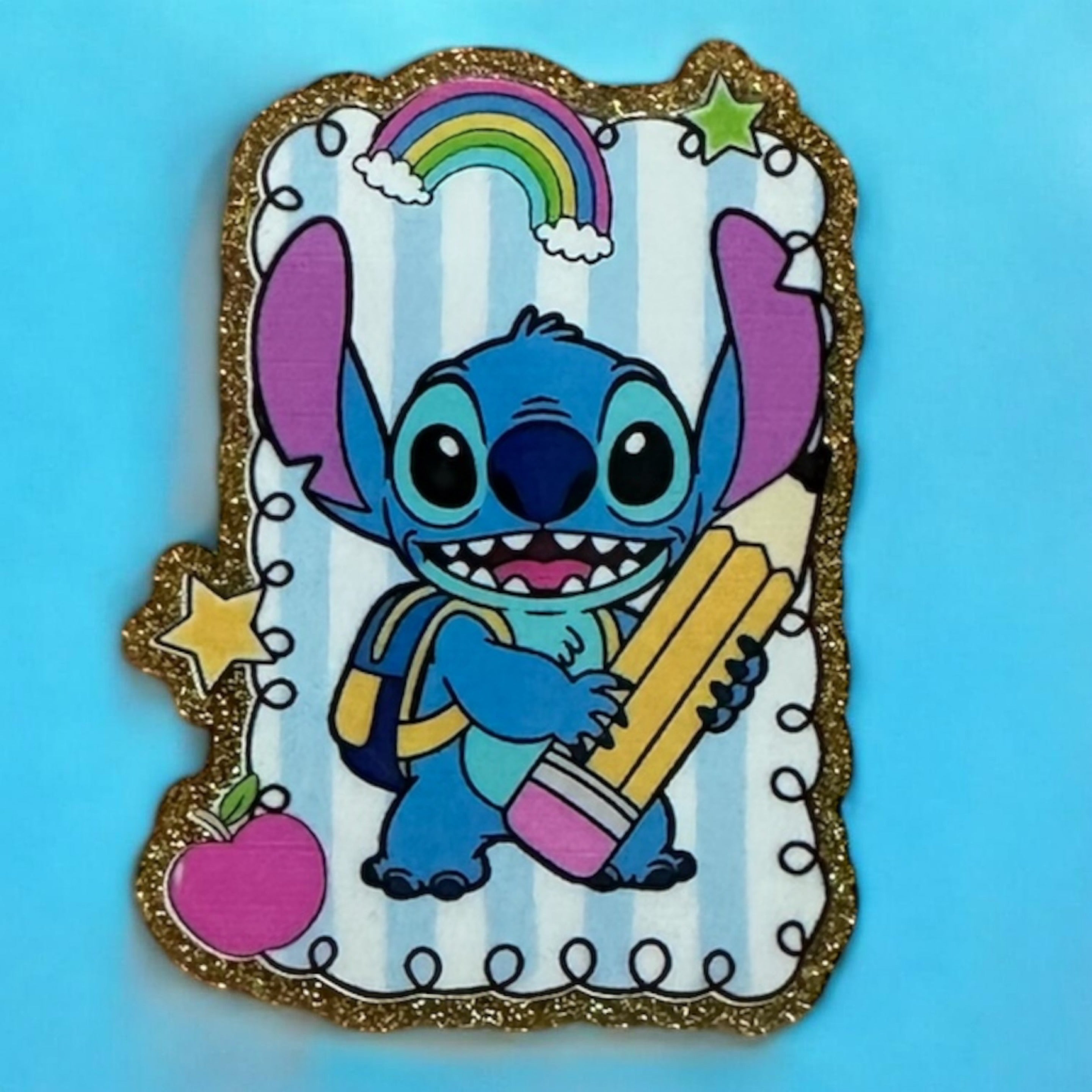 Velcro center stitch