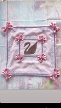 Swan decorative pillow